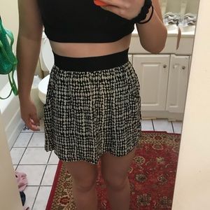 Black and White Skirt